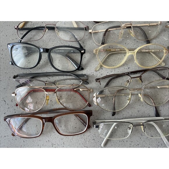 Eyeglasses Eyeglass Frames Only Lot Of 50 Various Brands Mixed Eyewear READ! - Picture 4 of 16